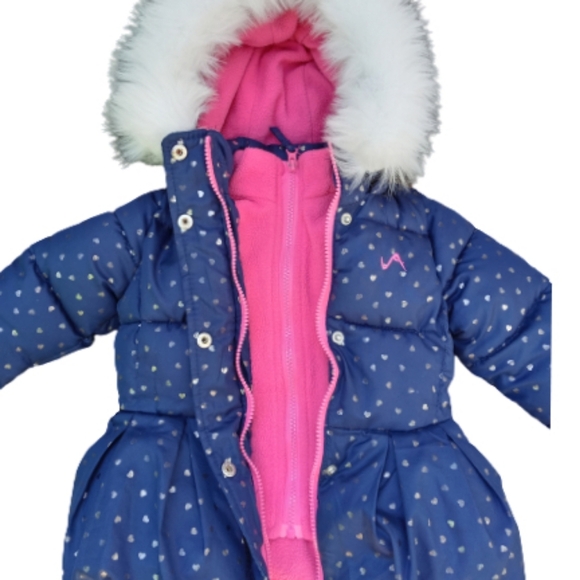 Vertical'9 Faux Fur Puffer jacket Sz 2T - Picture 5 of 8